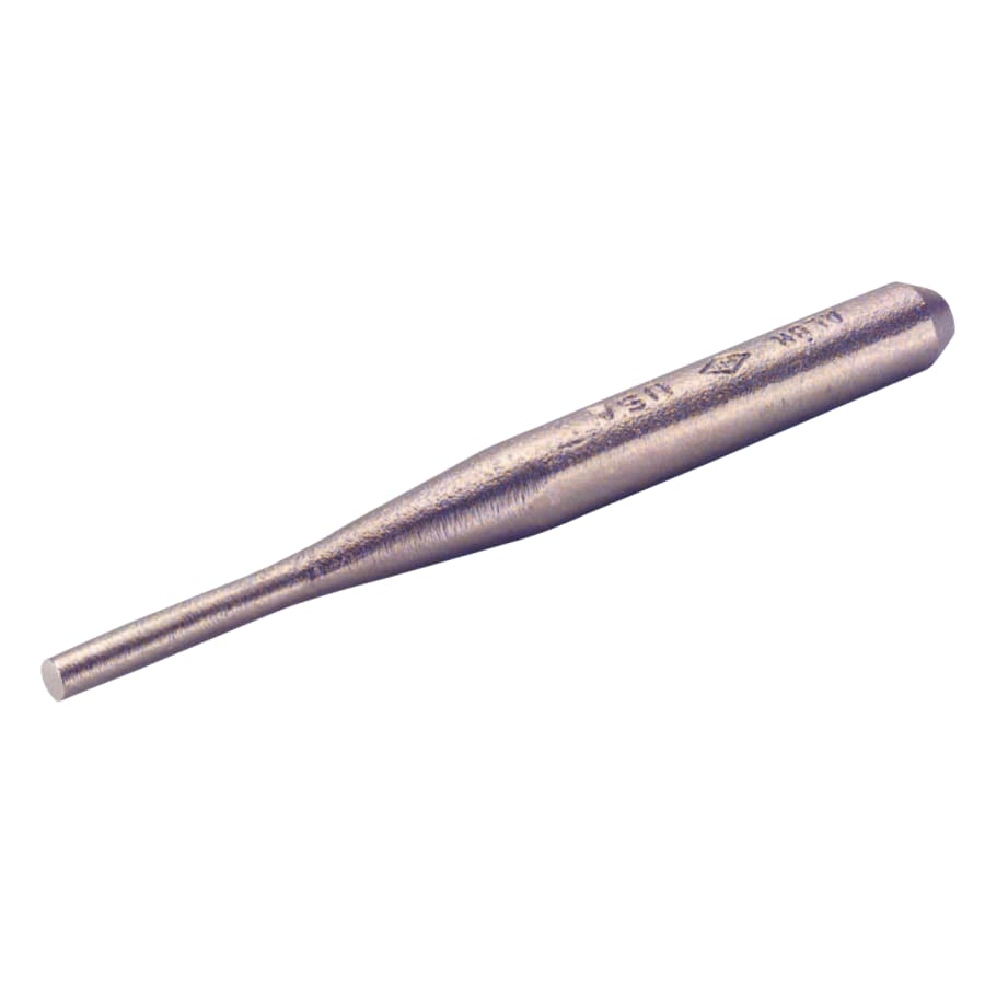 Ampco Safety Tools Pin Punches, 6 in, 1/4 in tip, Aluminum Bronze