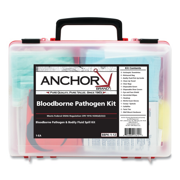 Anchor Brand Bloodborne Pathogen Kit– – Now available at MTN Shop US.
