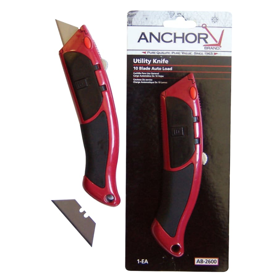 Anchor Brand Anchor 10 Piece Auto Load Utility Knife