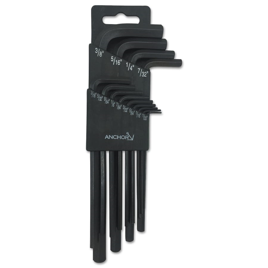Anchor Brand 13 Pc Sae Hex Key Set (pack of 6)