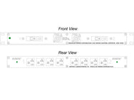 Motion Labs Rac Pac rack mount power distribution unit with breakered outlets for equipment racks - imagen 13
