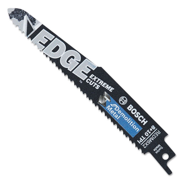 Bosch Power Tools Edge Reciprocating Saw Blades, 6 in x 0.88 in, 8/10 TPI, Universal Shank– – Now available at MTN Shop US.