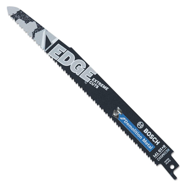 Bosch Power Tools Edge Reciprocating Saw Blades, 9 in x 0.88 in, 8/10 TPI, Universal Shank– – Now available at MTN Shop US.