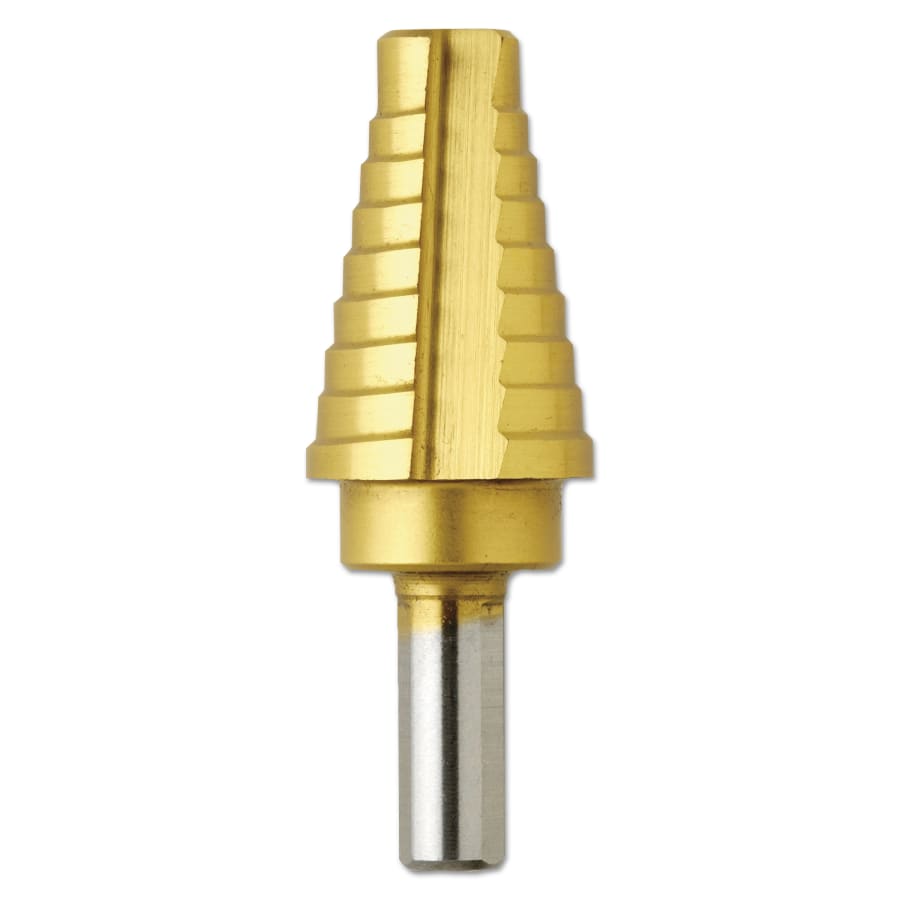 Bosch Power Tools Titanium Coated Step Drill Bits, 9/16 in - 1 in, 8 Steps