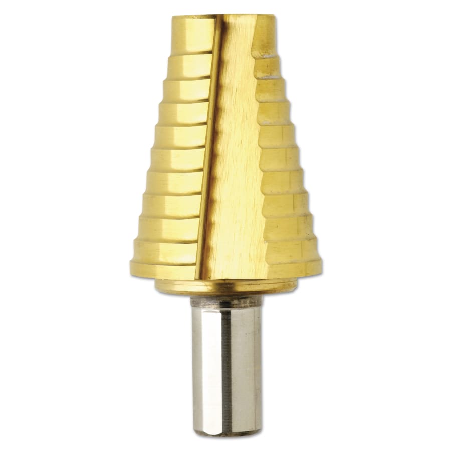Bosch Power Tools Titanium Coated Step Drill Bits, 13/16 in - 1 3/8 in, 10 Steps