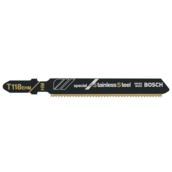 Bosch Power Tools Carbide-Tipped T-Shank Jigsaw Blades for Stainless Steel, 3 1/4 in, 14 TPI (pack of 3)– – Now available at MTN Shop US.