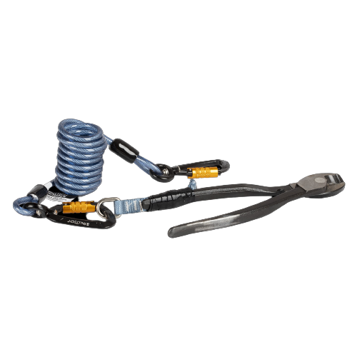 Kit de sujeción de herramientas, 2 lb, bobina elástica con accesorios adhesivos y cinta para herramientas