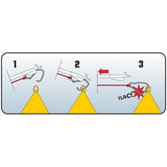 KONG Mooring Hook 16 three-step installation and mooring buoy docking diagram - imagen 2