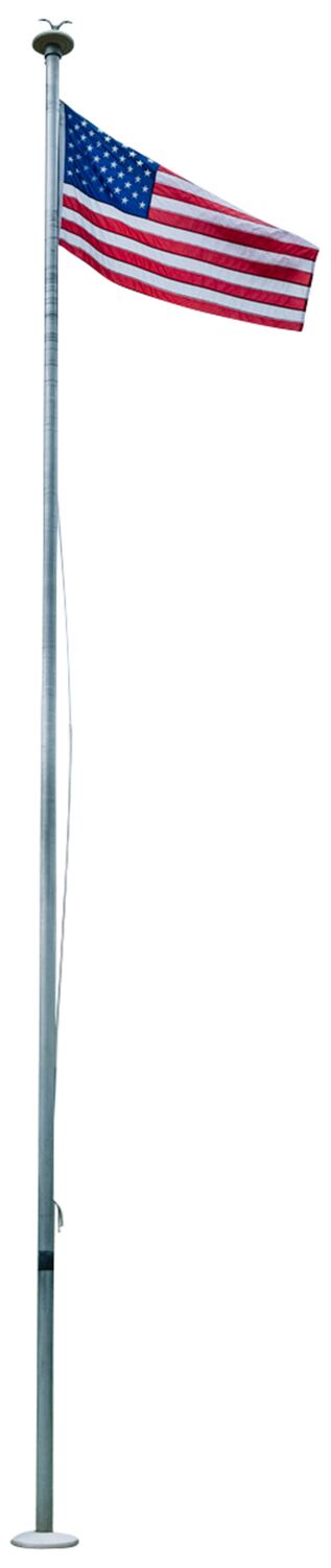 Postes para banderas de acero inoxidable y banderas estadounidenses de Vestil Manufacturing Corp: ahora disponibles en MTN Shop US.