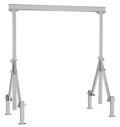 Grúas pórtico de aluminio de altura ajustable de Vestil Manufacturing Corp con opción de nivelación ajustable: ahora disponibles en MTN Shop US.