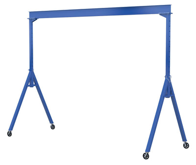 Grúas pórtico de acero ajustables de Vestil Manufacturing Corp con ruedas con ranura en V– – Ahora disponibles en MTN Shop US.