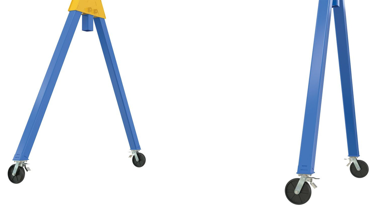 Vestil Manufacturing Corp Adjustable Steel Gantry Cranes with Total Locking Casters - Knockdown– – Now available at MTN Shop US. - imagen 2