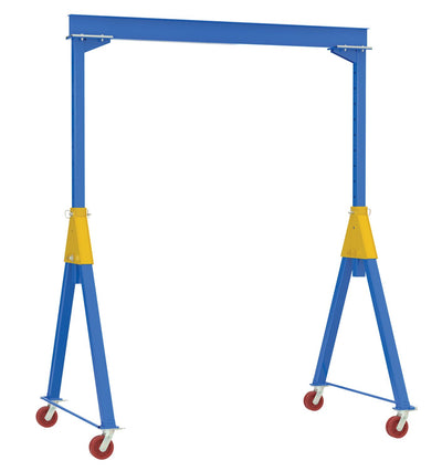 Grúas pórtico de acero ajustables de Vestil Manufacturing Corp con ruedas con ranura en V - Desmontables– – Ahora disponibles en MTN Shop US.
