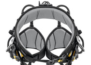 Petzl SEQUOIA PLUS harness, top view showing 3D foam padding on waistbelt and leg loops - imagen 6