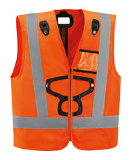 Chaleco Petzl Hi-Viz para arneses NEWTON: el arnés anticaídas NEWTON EASYFIT HI-VIZ tiene un chaleco de color fluorescente con tiras reflectantes, lo que hace que el trabajador sea muy visible. Fácil de poner gracias al diseño EasyFit. Disponible en 2 tamaños. Compra ahora. – Ahora disponible en MTN Shop US. - imagen 3