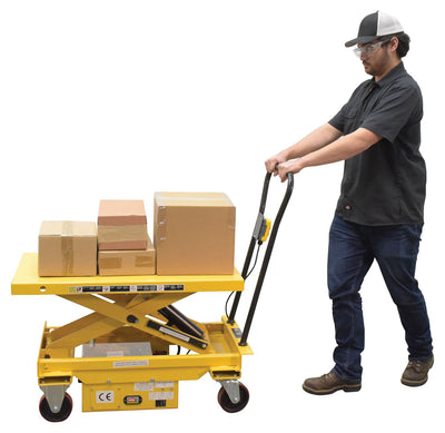 Carros elevadores hidráulicos accionados por corriente continua de Vestil Manufacturing Corp– – Ahora disponibles en MTN Shop US.