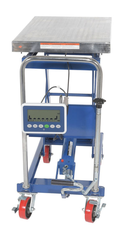 Carros de tijera Vestil Manufacturing Corp con báscula incorporada– – Ahora disponibles en MTN Shop US.