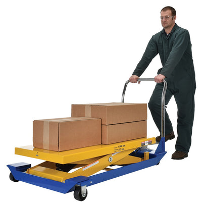Carros de tijera manuales y accionados por corriente continua de Vestil Manufacturing Corp– – Ahora disponibles en MTN Shop US.