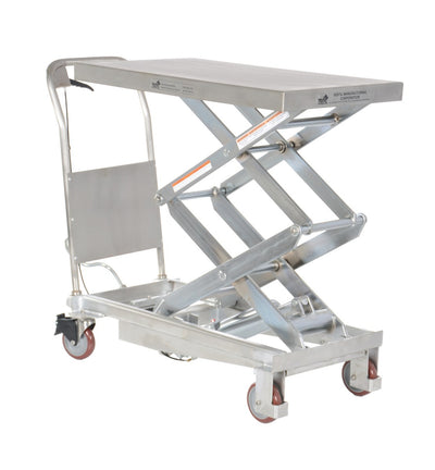 Carros elevadores hidráulicos parcialmente de acero inoxidable de Vestil Manufacturing Corp– – Ahora disponibles en MTN Shop US.