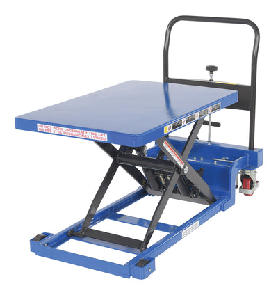 Carro de tijera de perfil bajo de Vestil Manufacturing Corp con cambio automático: ahora disponible en MTN Shop US.
