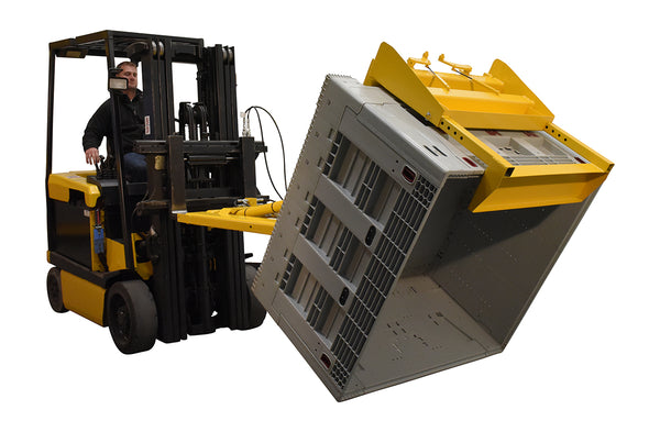 Vestil Manufacturing Corp Hydraulic Powered Fork Truck Crate Turner/Dumper– – Now available at MTN Shop US.