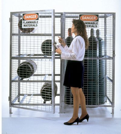 Vestil Manufacturing Corp Galvanized Cylinder Storage Cabinets– – Now available at MTN Shop US.