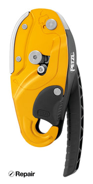 Petzl RIG repairable descender in yellow and black - imagen 2
