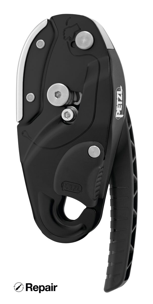 Petzl RIG repairable descender in black - imagen 3