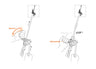 Petzl GRIGRI® Belay device Anti Panic Handle