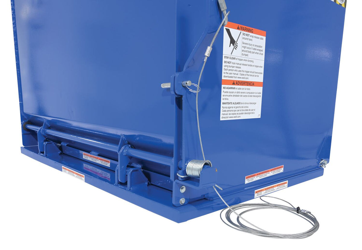Tolva de fondo abatible de Vestil Manufacturing Corp– – Ahora disponible en MTN Shop US.