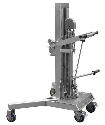 Elevador/transportador de tambores de acero inoxidable de Vestil Manufacturing Corp– – Ahora disponible en MTN Shop US.