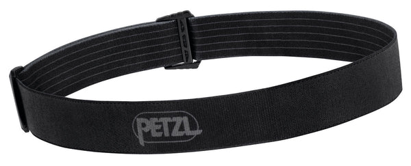 Petzl spare headband for ARIA headlamps, black colors, designed for comfortable and secure use.
