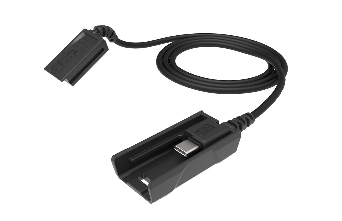 Black Petzl R1 extension cord for headlamps. - imagen 2