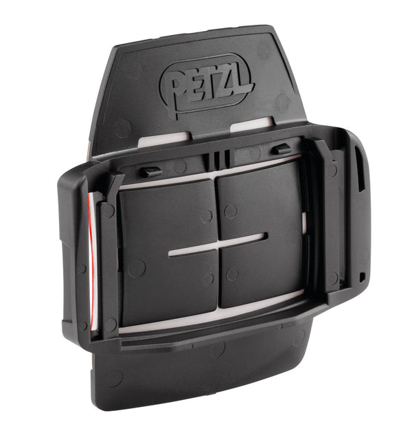 Petzl Pixadapt helmet mount for headlamps.