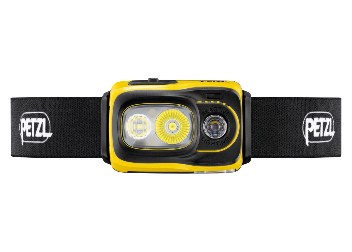 Petzl Rechargeable Swift ® RL Headlamp, Reactive Lighting, 1100 lumens, E810AB00 – Compact, powerful, lightweight, and rechargeable headlamp featuring, reactive lighting technology®. 1100 lumens. For the workshop, small maintenance jobs, or concerts. – Now available at MTN Shop US. - imagen 3