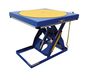 Carrusel incorporado manual de Vestil Manufacturing Corp para mesas de tijera– – Ahora disponible en MTN Shop US.