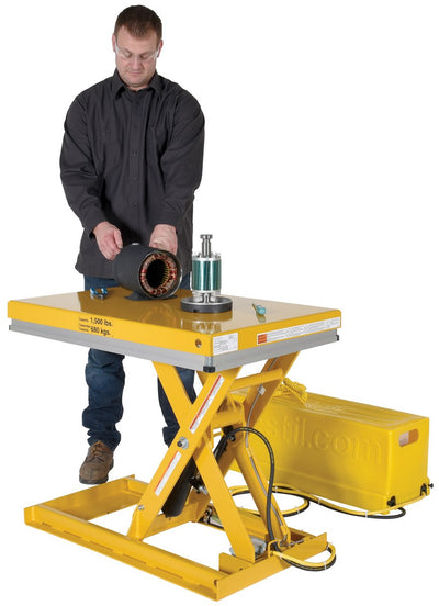 Mesas de tijera hidráulicas eléctricas para estaciones de trabajo de Vestil Manufacturing Corp– – Ahora disponibles en MTN Shop US.