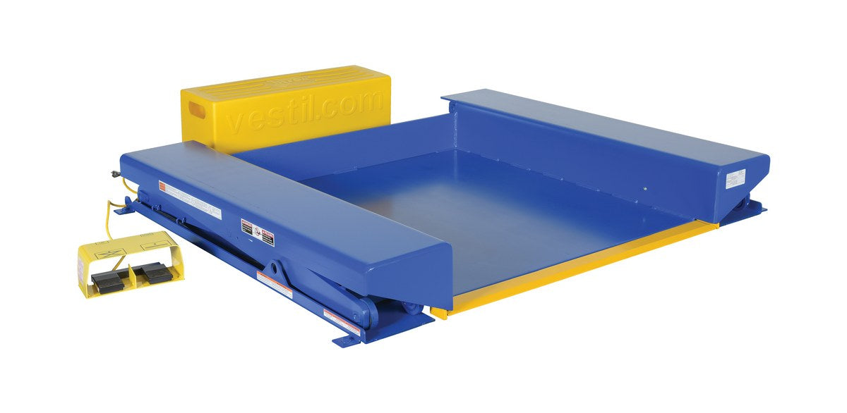 Mesas de tijera con elevación de tierra de Vestil Manufacturing Corp– – Ahora disponibles en MTN Shop US.