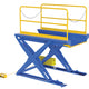 Vestil Manufacturing Corp Ground Lift Scissor Tables with Handrails