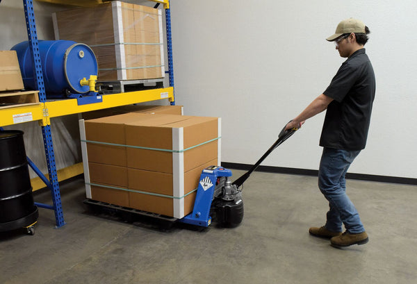 Vestil Manufacturing Corp Economy Semi-Automatic Electric Pallet Trucks– – Now available at MTN Shop US.