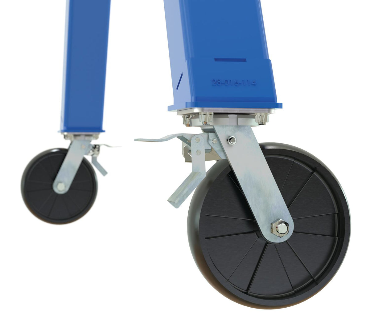 Vestil Manufacturing Corp Fixed Height Steel Gantry Cranes with Total Locking Casters - Knockdown– – Now available at MTN Shop US. - imagen 2