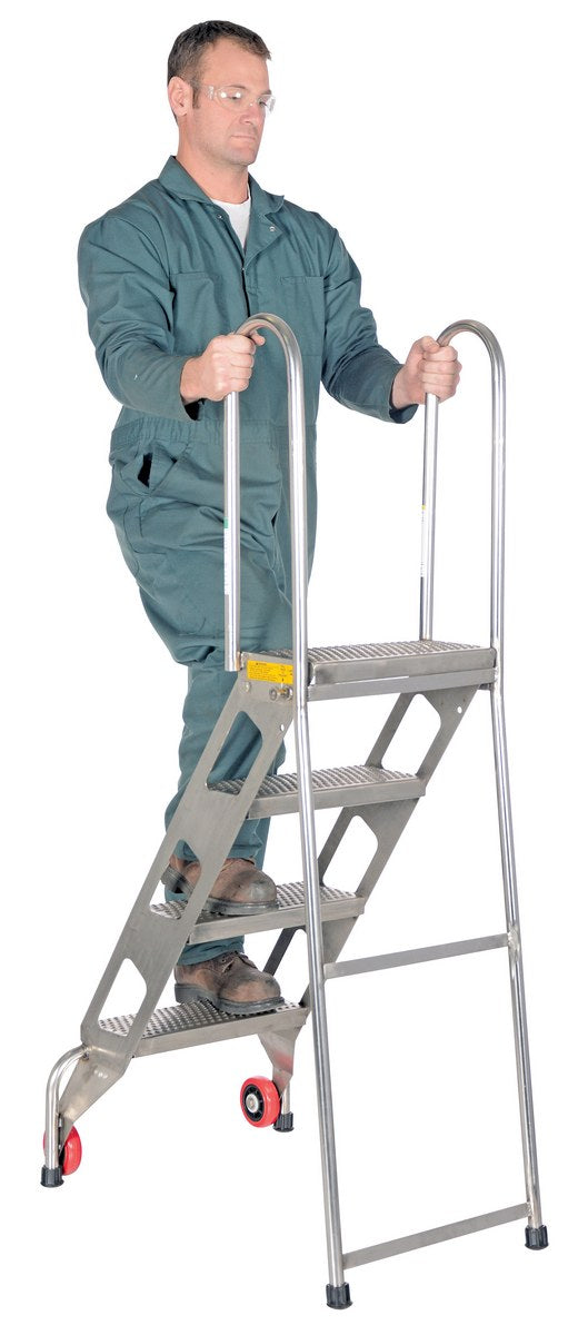 Escaleras plegables con ruedas de Vestil Manufacturing Corp– – Ahora disponibles en MTN Shop US.