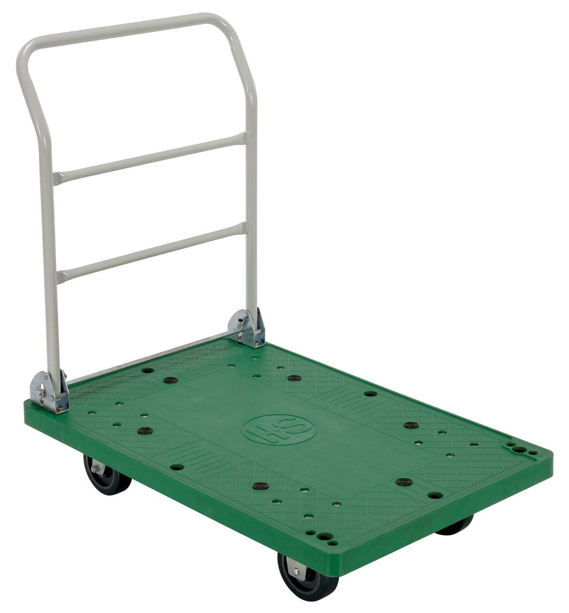 Camiones con plataforma de plástico Vestil Manufacturing Corp con manija plegable: ahora disponibles en MTN Shop US.