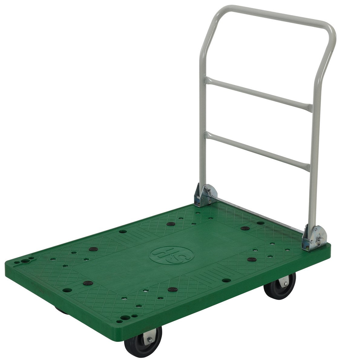 Camiones con plataforma de plástico Vestil Manufacturing Corp con manija plegable: ahora disponibles en MTN Shop US.