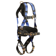 Blue Safety Harness with Belt