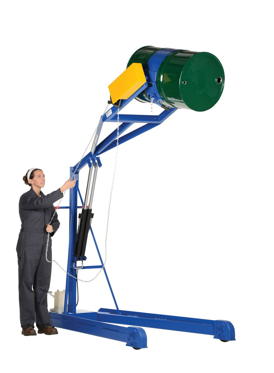 Vestil Manufacturing Corp Portable Hydraulic Drum Carrier/Rotator/Booms– – Now available at MTN Shop US.