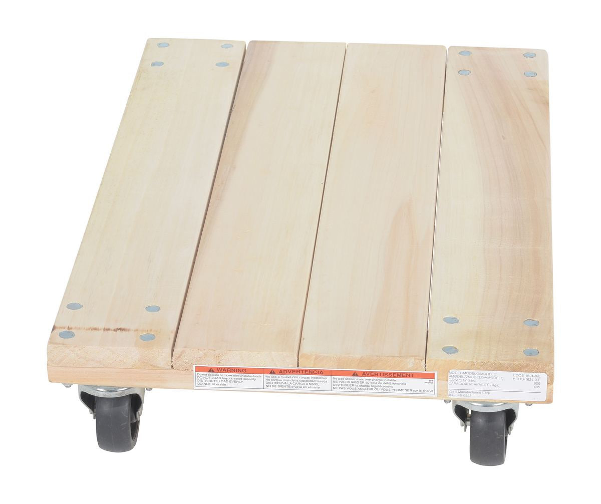 Plataformas rodantes de madera dura de Vestil Manufacturing Corp– – Ahora disponibles en MTN Shop US.