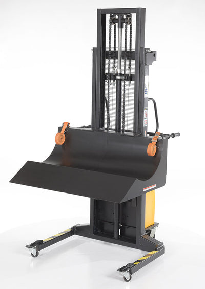 Transportador de material en rollo de Vestil Manufacturing Corp con función de elevación accionada por CC– – Ahora disponible en MTN Shop US.