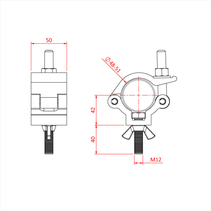 Doughty All Weather Lightweight Hook Clamp - imagen 2