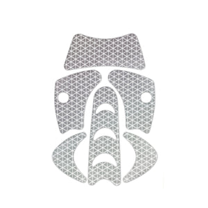 Adhesivo plateado KASK para cascos SuperPlasma AQ/PL/HP: este juego de adhesivos plateados KASK está diseñado específicamente para adaptarse a los cascos KASK Plasma y Super Plasma. Estas pegatinas reflectantes precortadas ofrecen visibilidad adicional a los usuarios de cascos Plasma y Super Plasma. Compre ahora el juego de pegatinas plateadas Plasma/Super Plasma. – Ya disponible en MTN Shop EU.